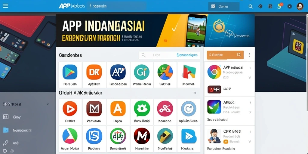 Tampilan menu utama yang menarik dan user-friendly.