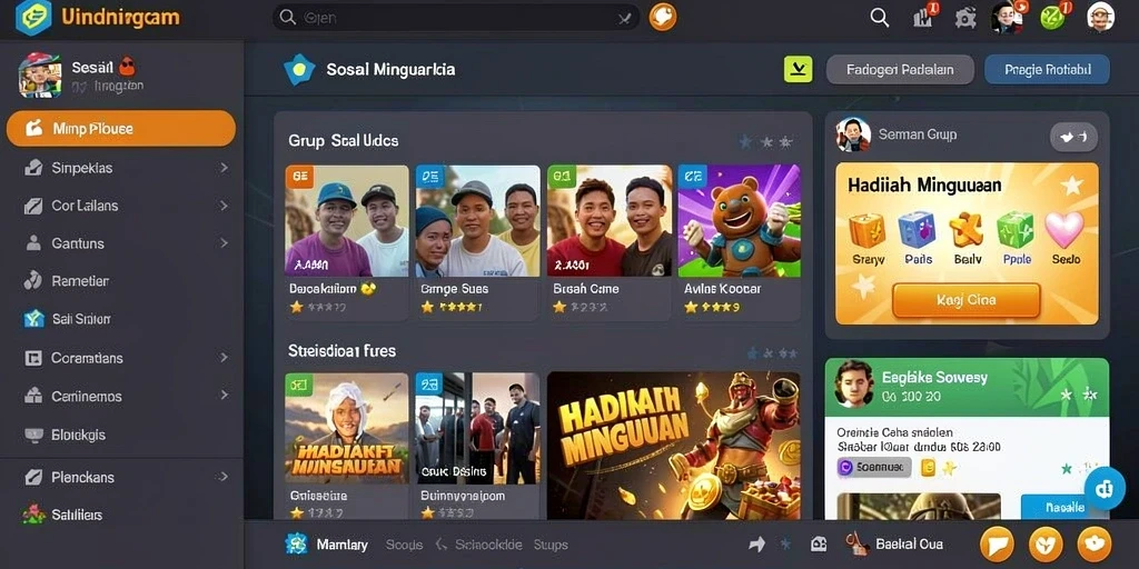 Tampilan antarmuka yang menarik dan user-friendly.