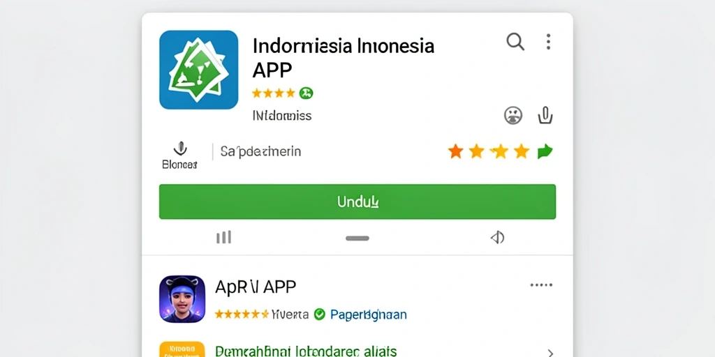 Tampilan antarmuka aplikasi yang menarik dan modern.