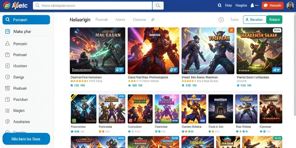 Screenshot menampilkan tampilan awal aplikasi PC777 yang menarik.
