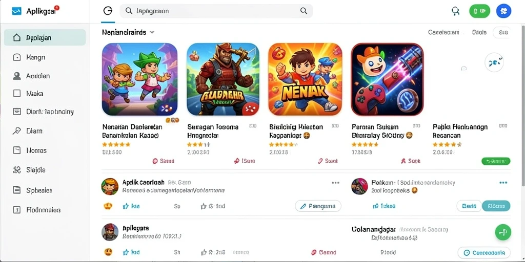 Tampilan antarmuka aplikasi yang menarik dan mudah dipahami.